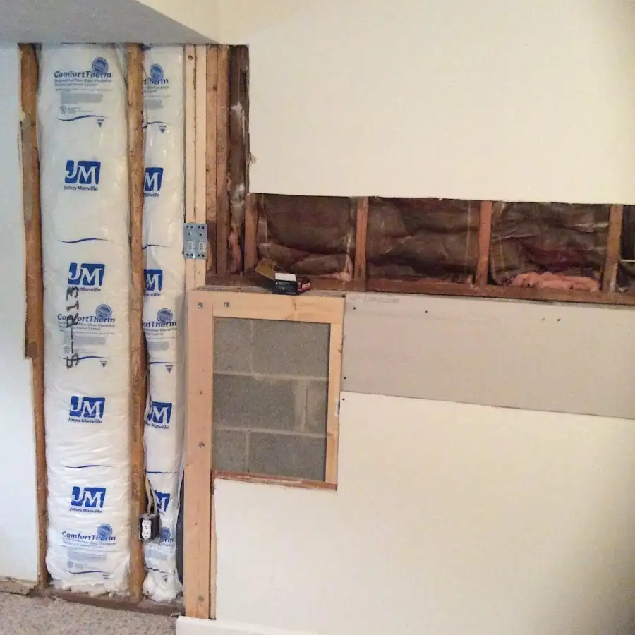 Wall insulation replacement during Structural Drying in Cortlandville